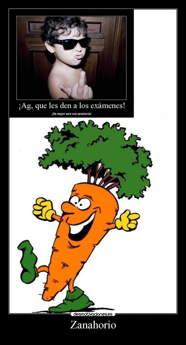 carteles zanahorio desmotivaciones