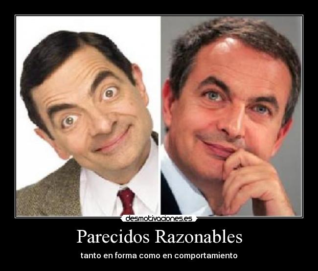 Parecidos Razonables - tanto en forma como en comportamiento