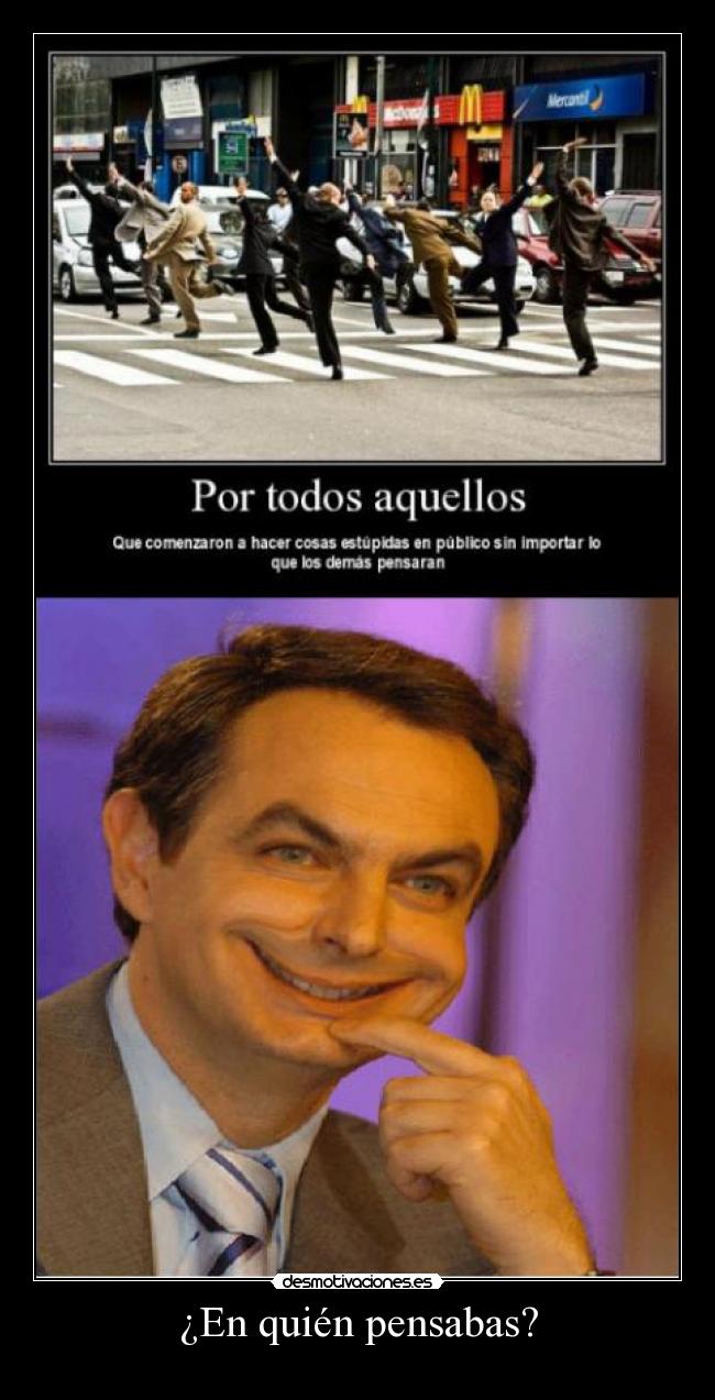 ¿En quién pensabas? -