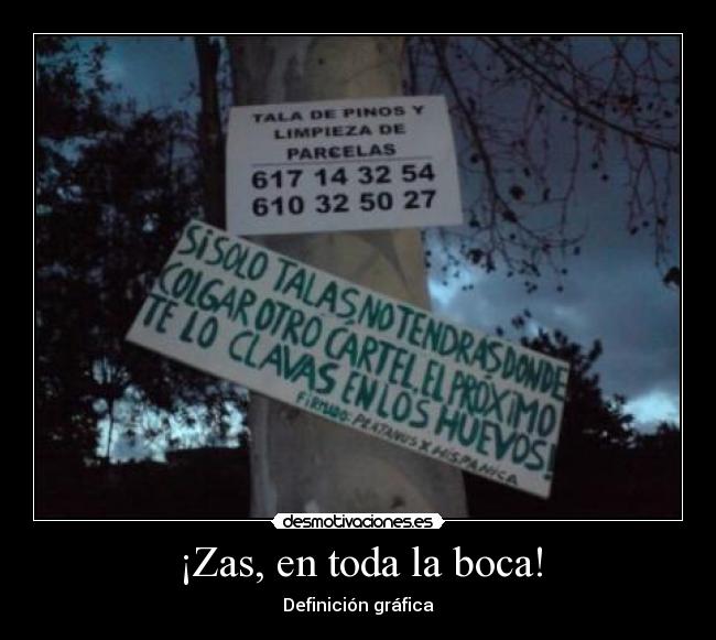 ¡Zas, en toda la boca! - 