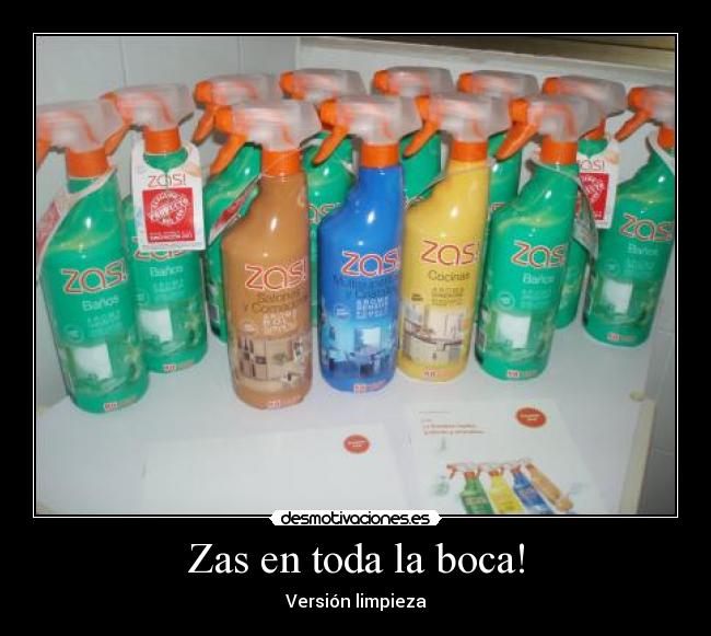 Zas en toda la boca! - Versión limpieza