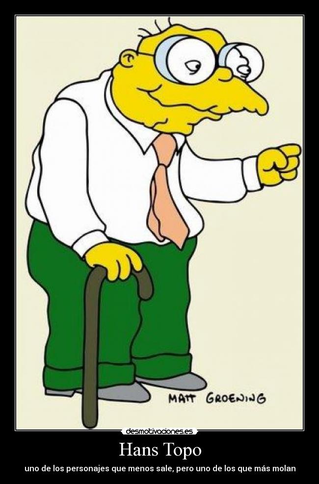 carteles los simpsons hans topo desmotivaciones