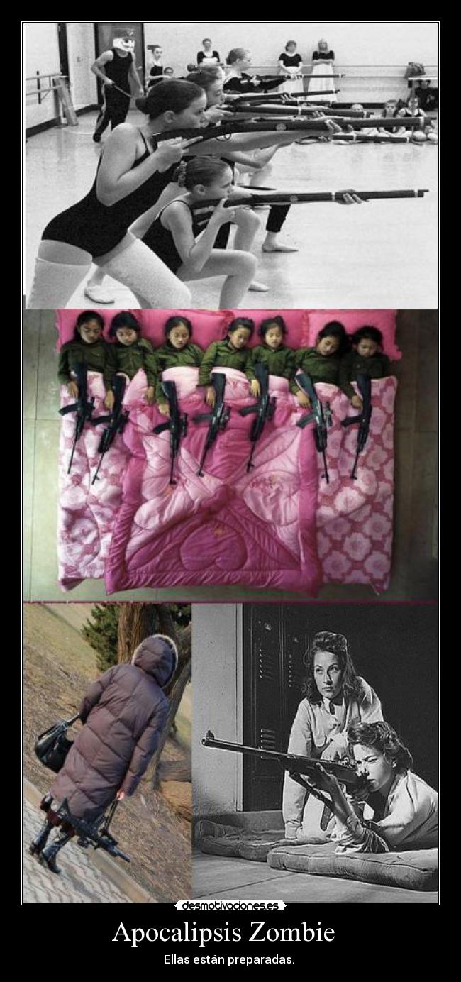 Apocalipsis Zombie - Ellas están preparadas.
