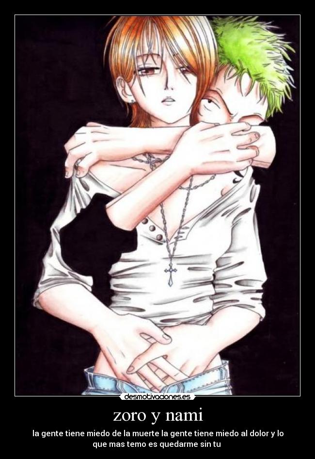zoro y nami - 