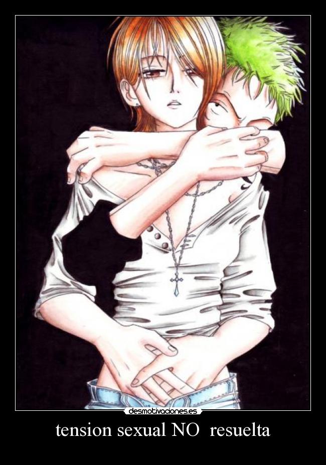tension sexual NO resuelta -