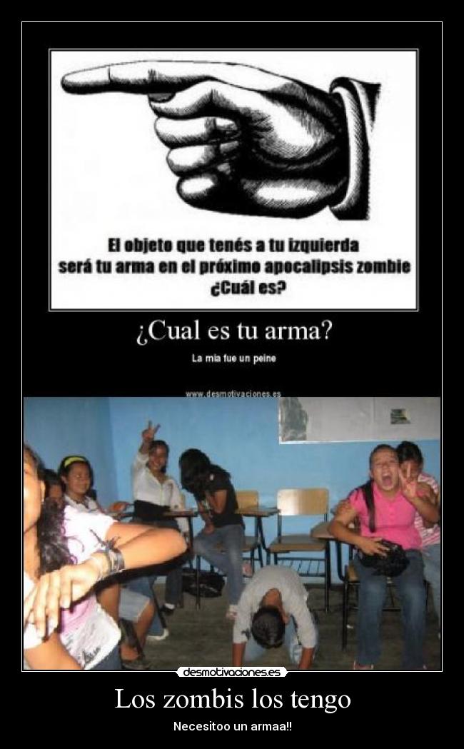 Los zombis los tengo - Necesitoo un armaa!!
