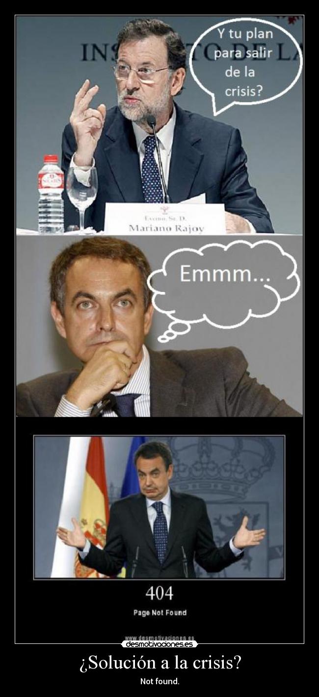 carteles crisis desmotivaciones