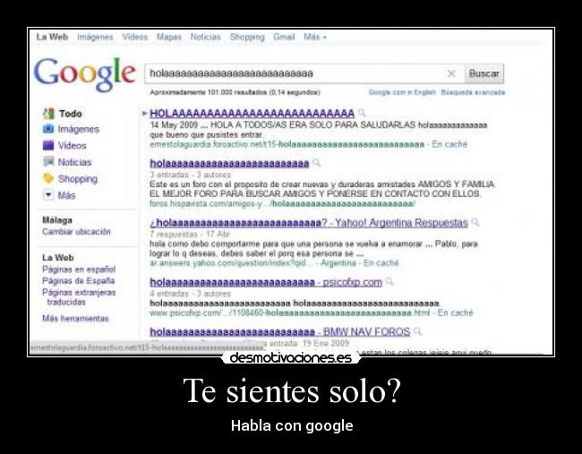 Te sientes solo? | Desmotivaciones