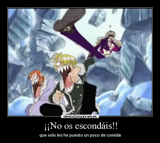 carteles nami sanji kureha desmotivaciones