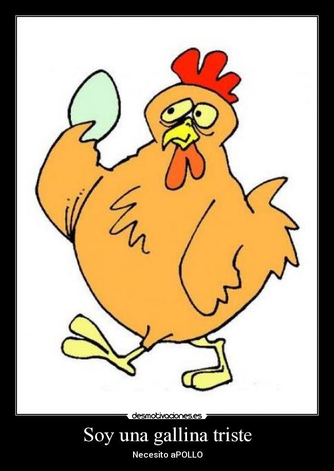 Soy una gallina triste - Necesito aPOLLO