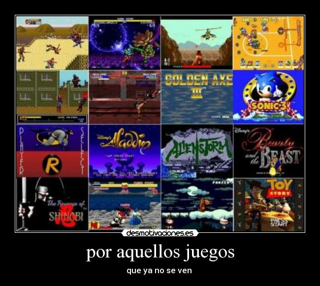 por aquellos juegos - 