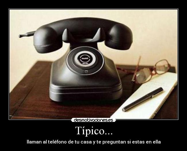 Típico... - 