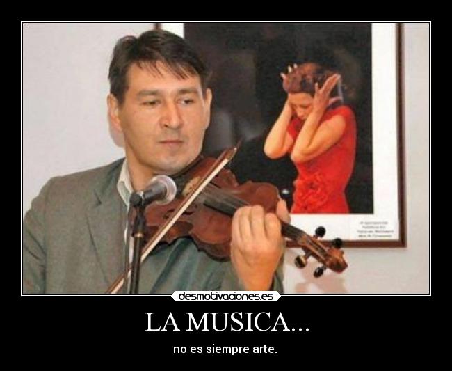 carteles musica musica desmotivaciones