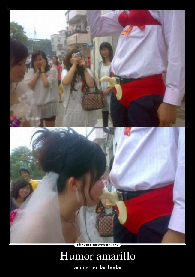 Humor amarillo - También en las bodas.