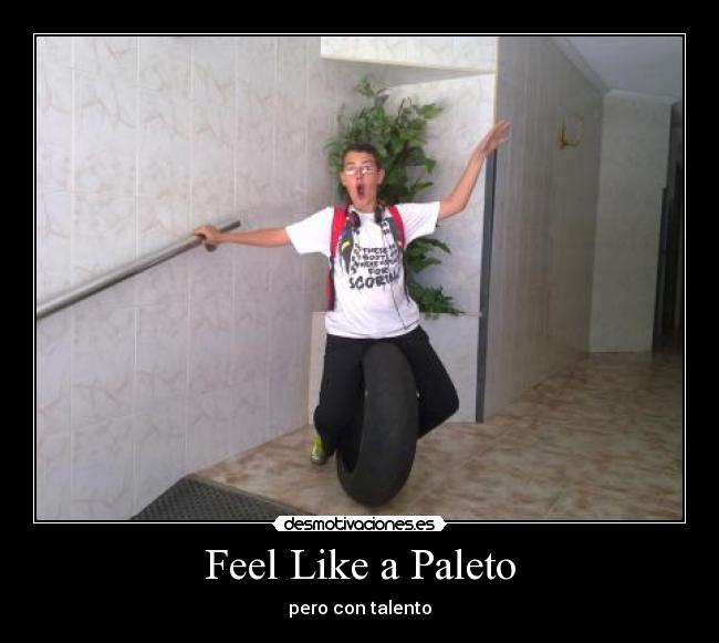 carteles fell like paleto desmotivaciones