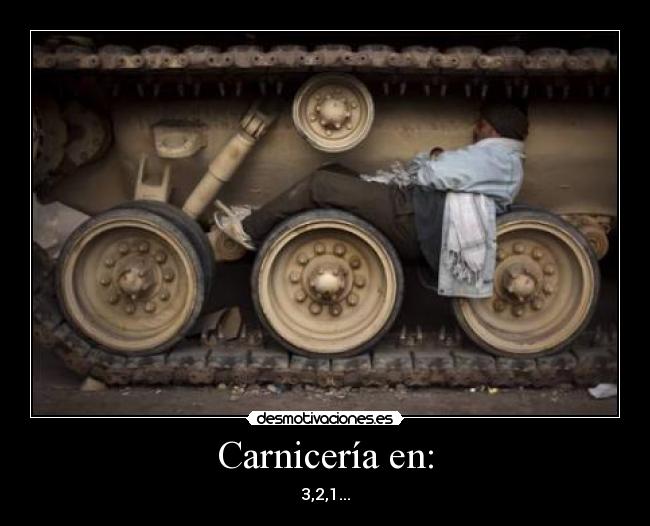 Carnicería en: - 3,2,1...