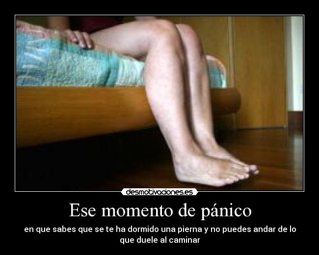Ese momento de pánico - 