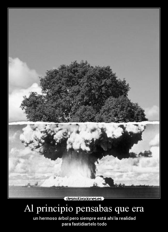 Al principio pensabas que era -