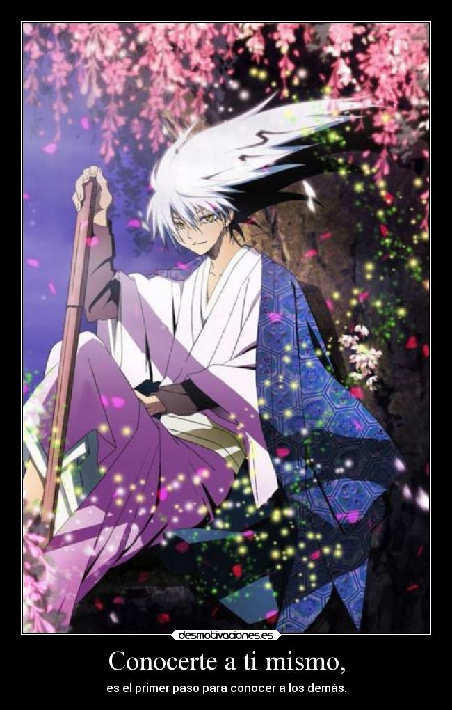 Conocerte a ti mismo, - es el primer paso para conocer a los demás.