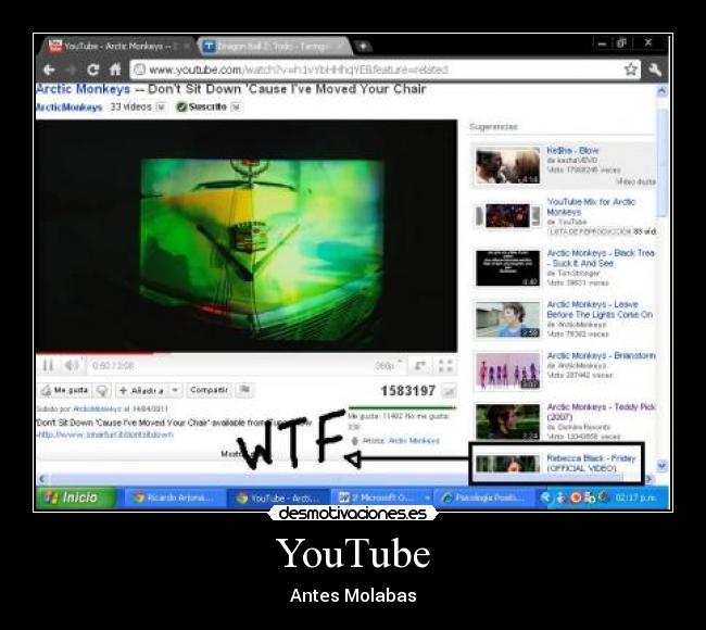 YouTube - Antes Molabas