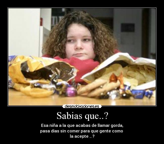 carteles nina gorda desmotivaciones