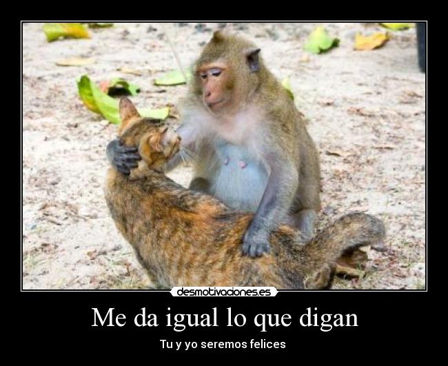 Me da igual lo que digan - 