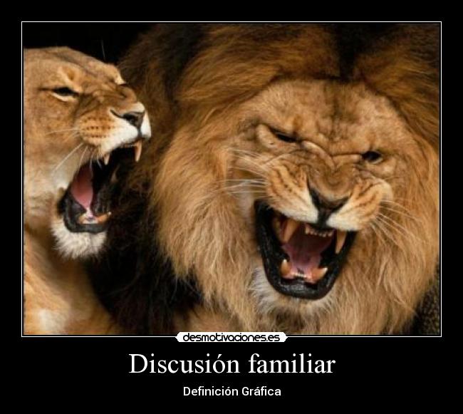 Discusión familiar -