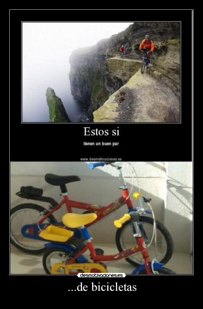 ...de bicicletas - 