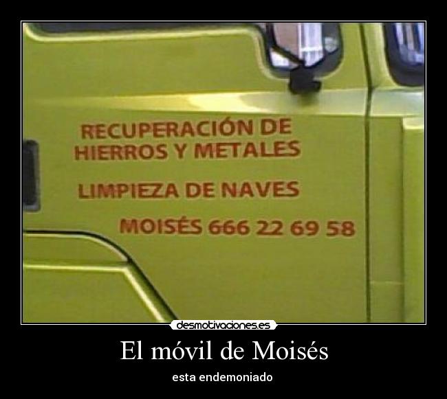 El móvil de Moisés -