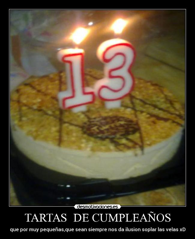 TARTAS  DE CUMPLEAÑOS - que por muy pequeñas,que sean siempre nos da ilusion soplar las velas xD