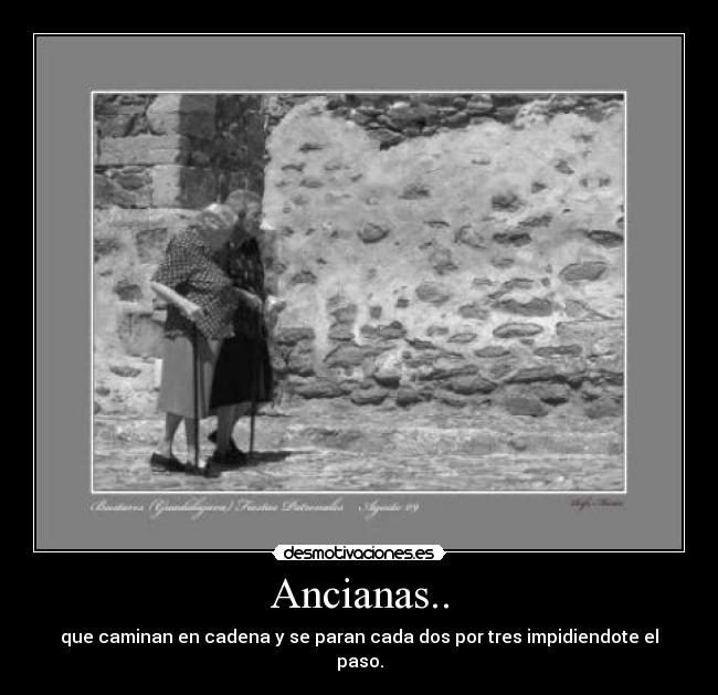 Ancianas.. -