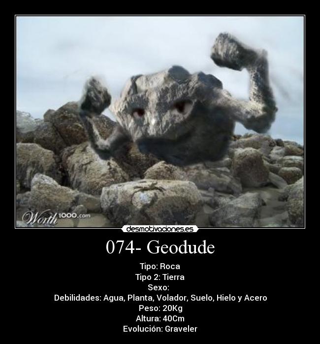 carteles geodude desmotivaciones