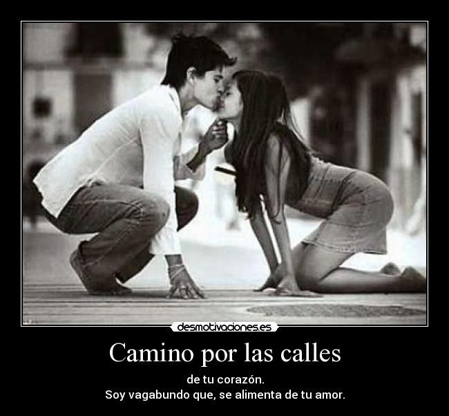 Camino por las calles -