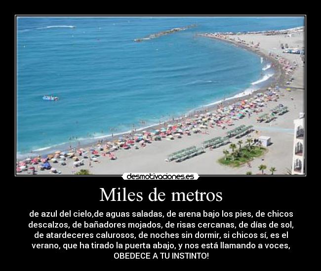 Miles de metros -