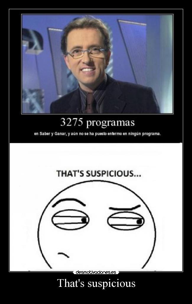 Thats suspicious -