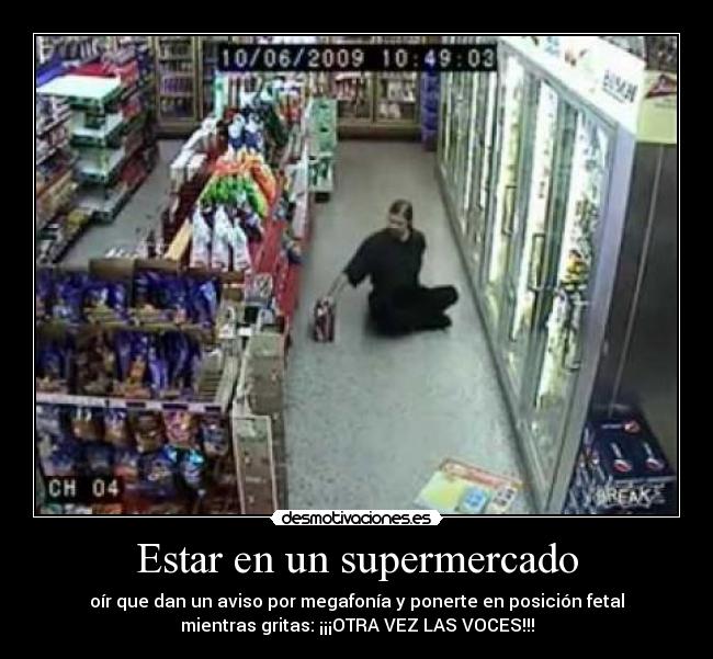 Estar en un supermercado - 