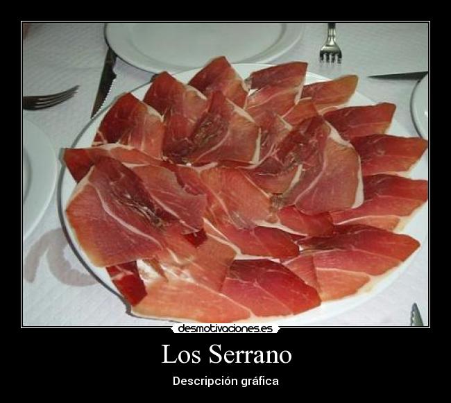Los Serrano - Descripción gráfica