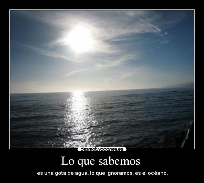 Lo que sabemos -