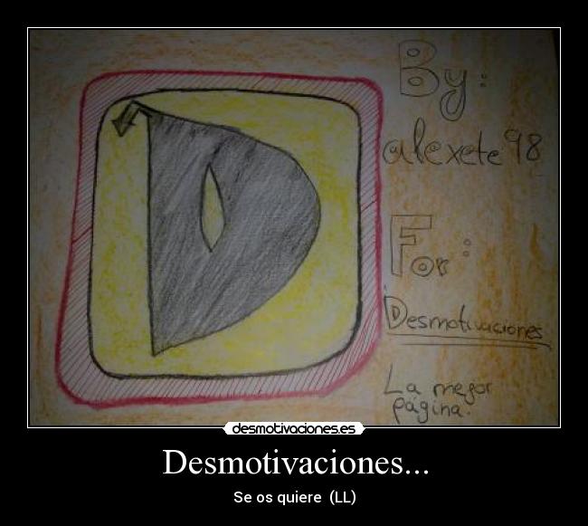 Desmotivaciones... - Se os quiere  (LL)