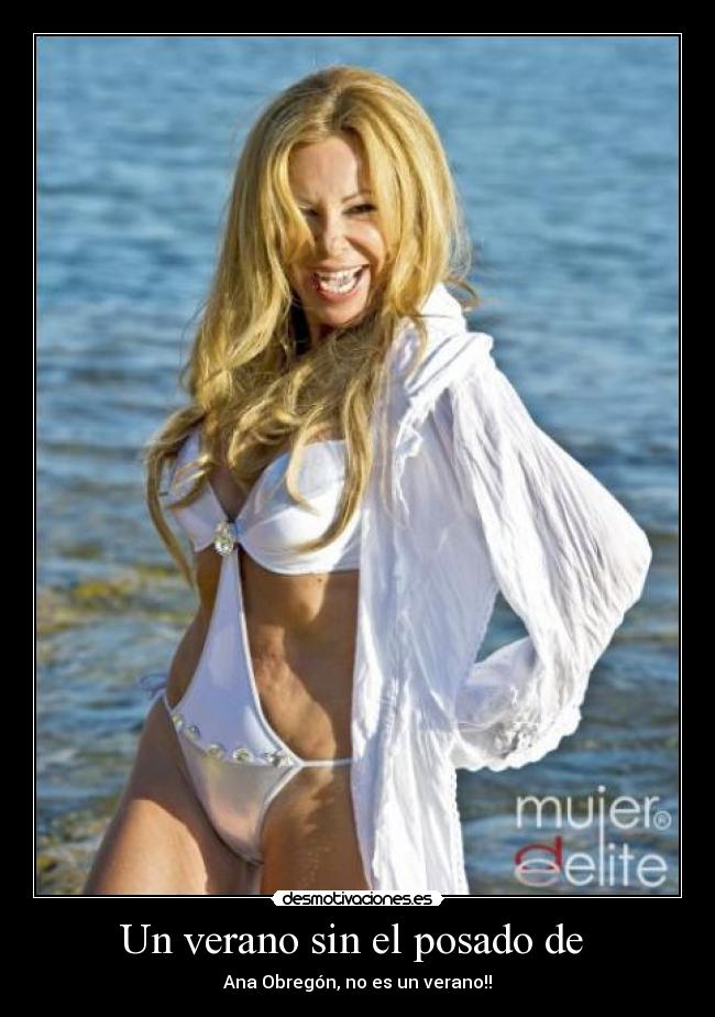 Un verano sin el posado de  - Ana Obregón, no es un verano!!