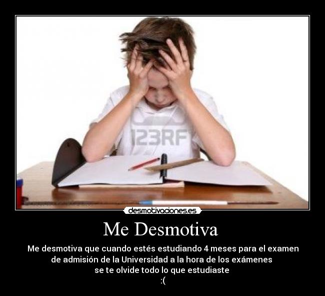 Me Desmotiva -