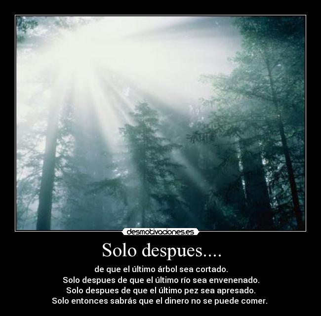 Solo despues.... -