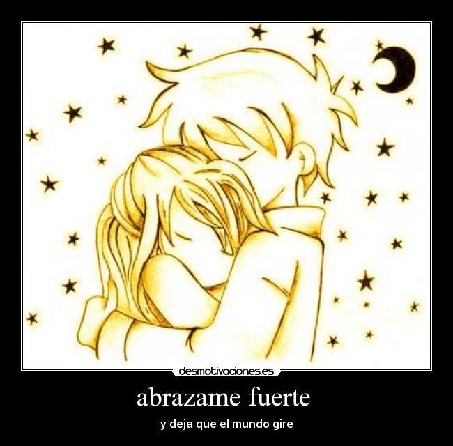 abrazame fuerte  - 