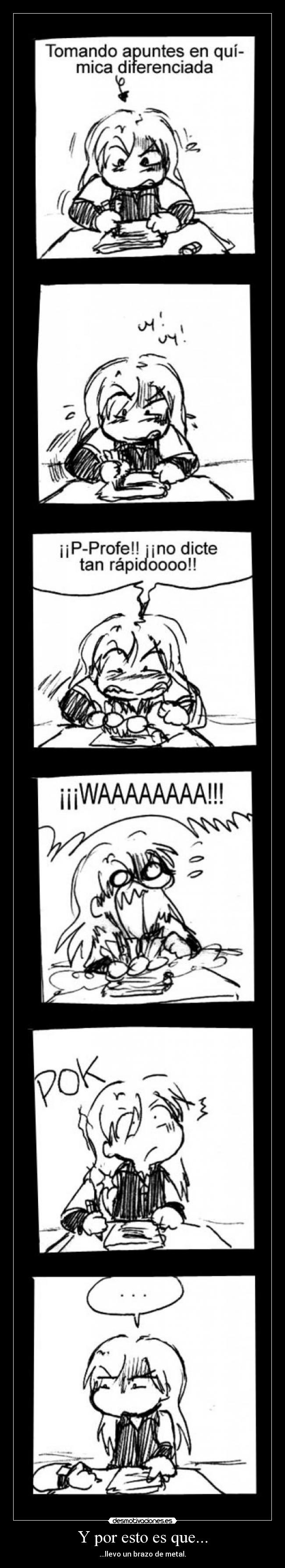 Y por esto es que... -