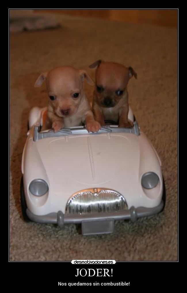 JODER! - Nos quedamos sin combustible!