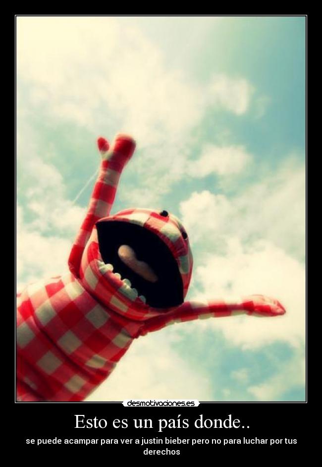 Esto es un país donde.. -