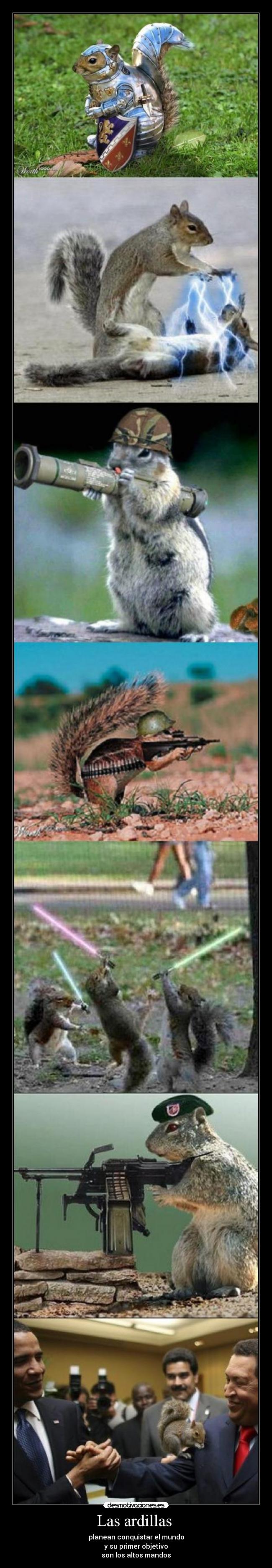 carteles las ardillas desmotivaciones