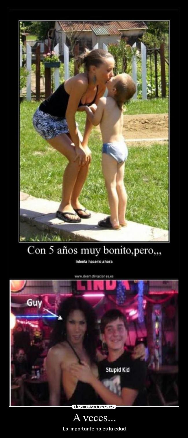 A veces... - Lo importante no es la edad