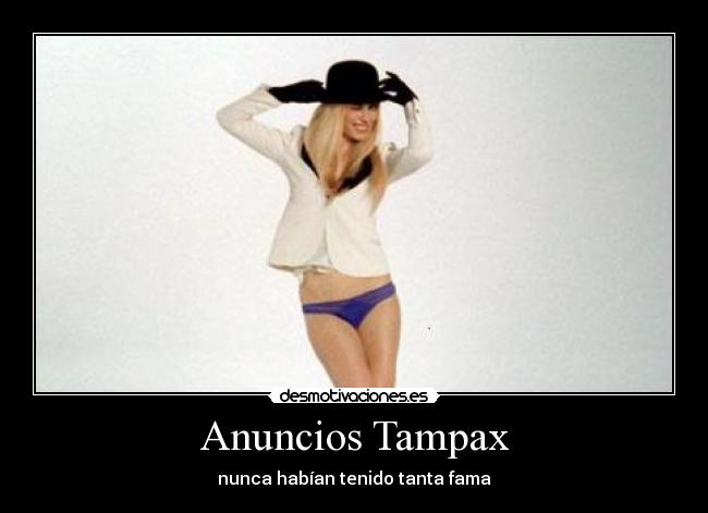Anuncios Tampax -