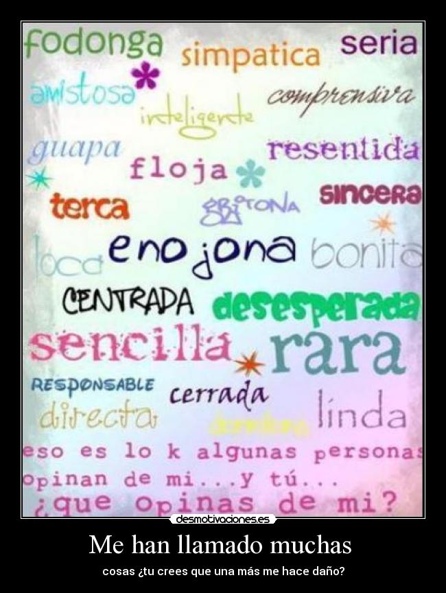 Me han llamado muchas  - 